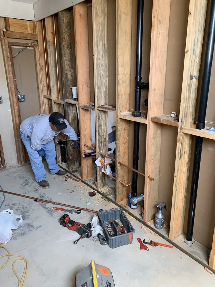 Commercial rough-in plumbing for Gas Line Repair in Timbercrest
